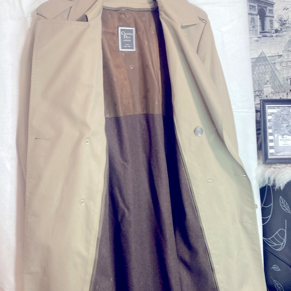 DIOR Christian Dior Monsieur Trench Coat Beige Cotton Gabardine 💃🏻❤️🔥 - Picture 10 of 13